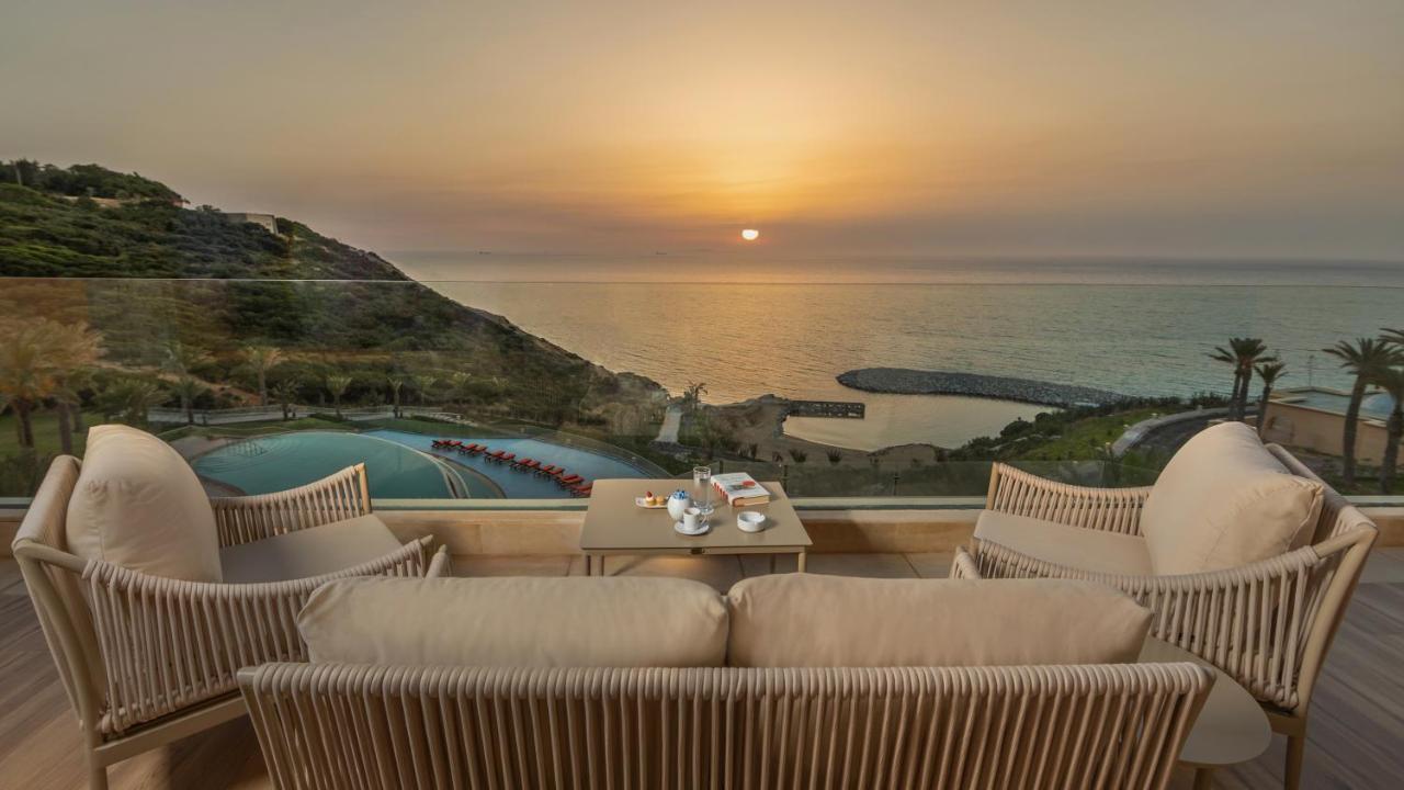 Royal Tulip Korbous Bay Thalasso & Springs (Adults Only) Qorbu Exterior photo Sunset at the resort